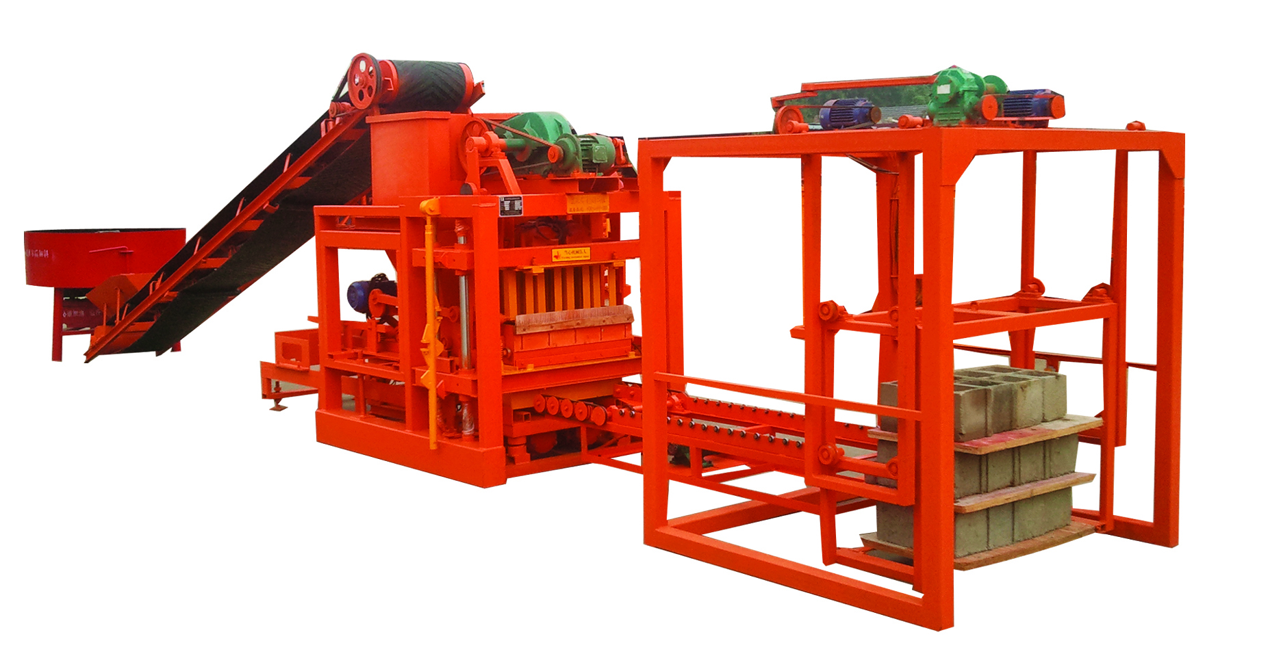 Semi-Automatic Block Machine