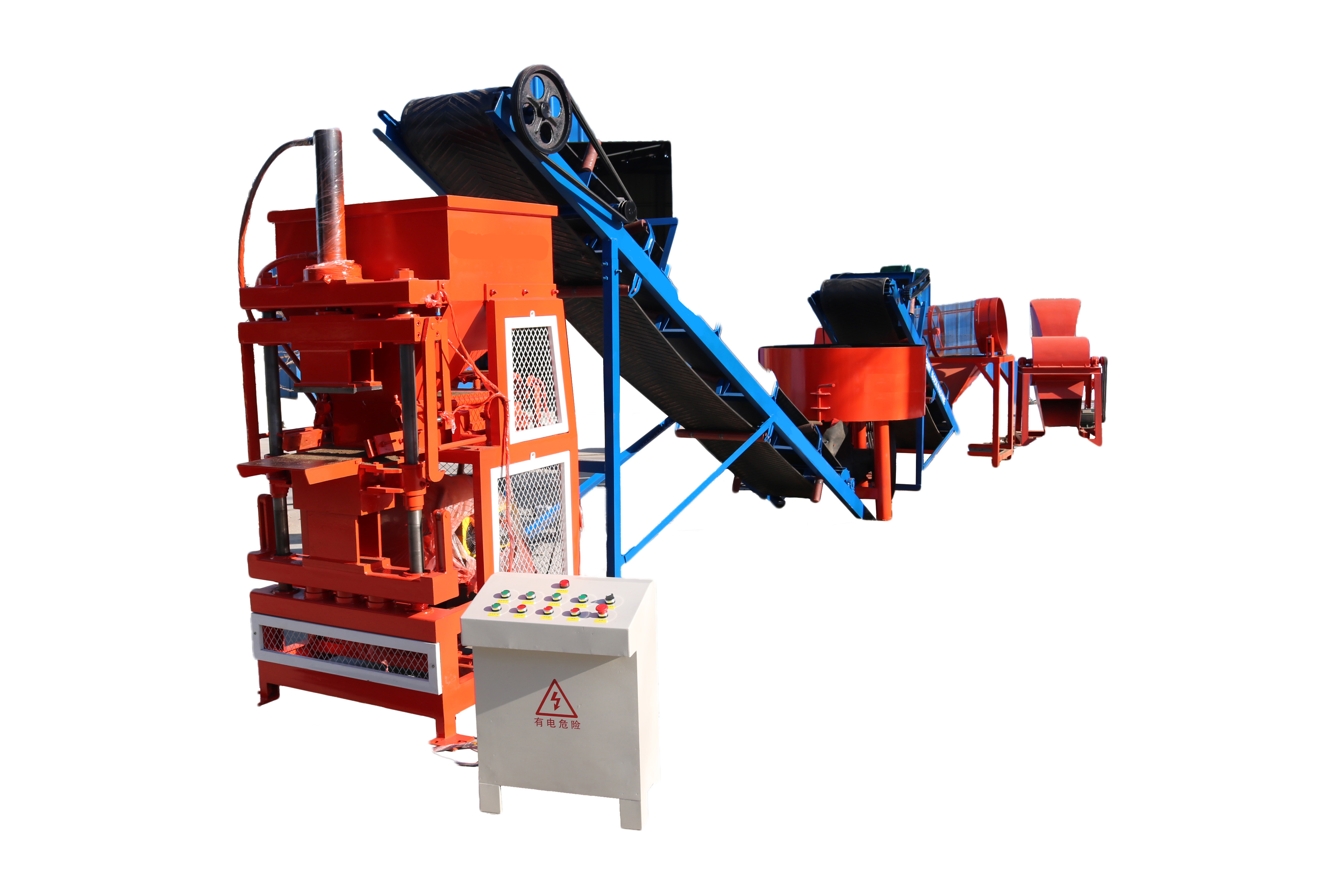 Automatic Interlocking Brick Machine